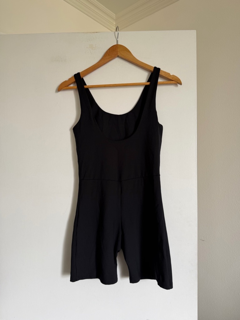 Girlfriend Collective Black Bike Unitard Jumper size Medium EUC - Picture 9 of 11